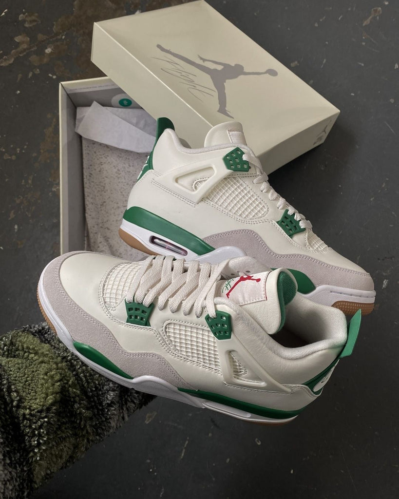 "Exploring the Hype and Collaboration Behind the Jordan 4 SB Pine Green"