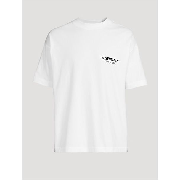 Fear Of God Essentials White Relaxed Logo T-Shirt