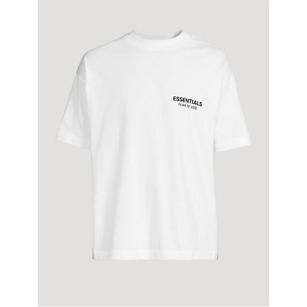 Fear Of God Essentials White Relaxed Logo T-Shirt