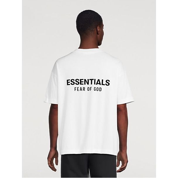 Fear Of God Essentials White Relaxed Logo T-Shirt