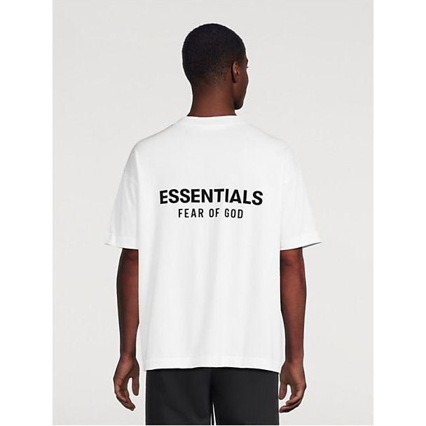 Fear Of God Essentials White Relaxed Logo T-Shirt