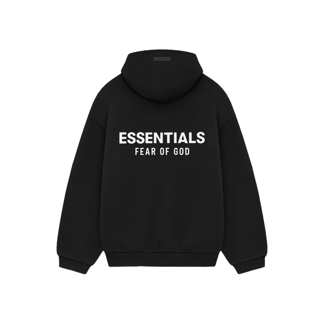 ESSENTIALS Fleece Hoodie Black