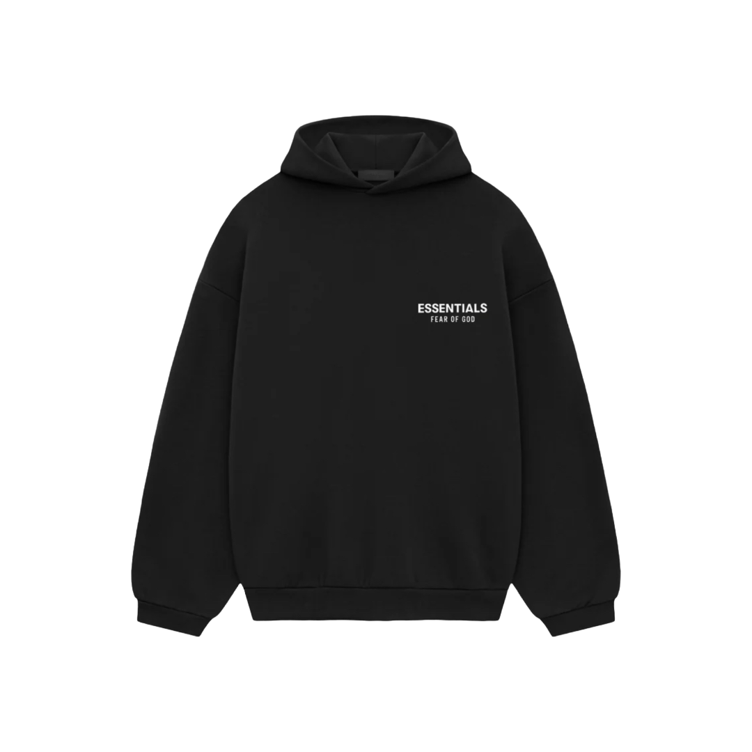ESSENTIALS Fleece Hoodie Black