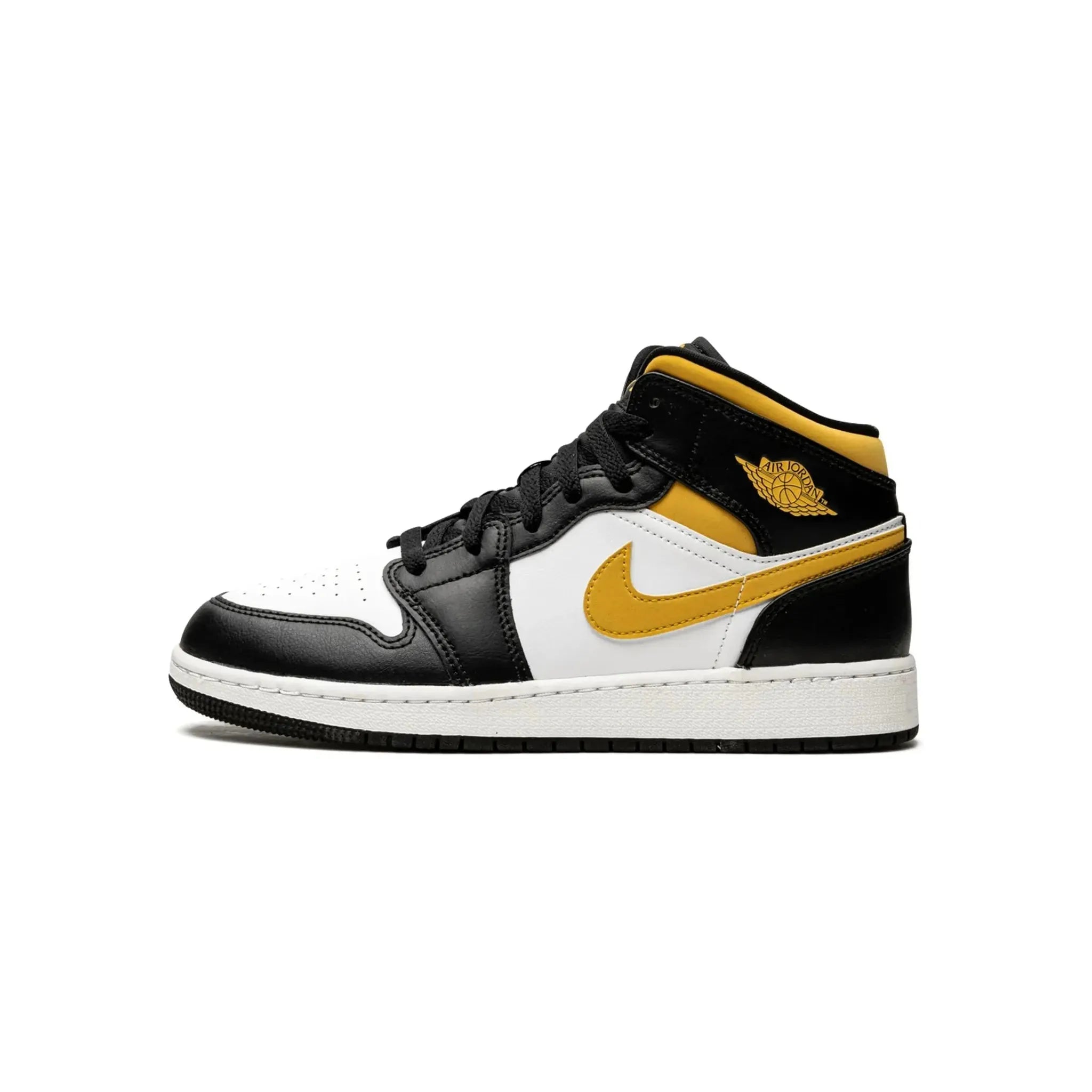 Jordan 1 Mid “White Pollen Black” (GS)