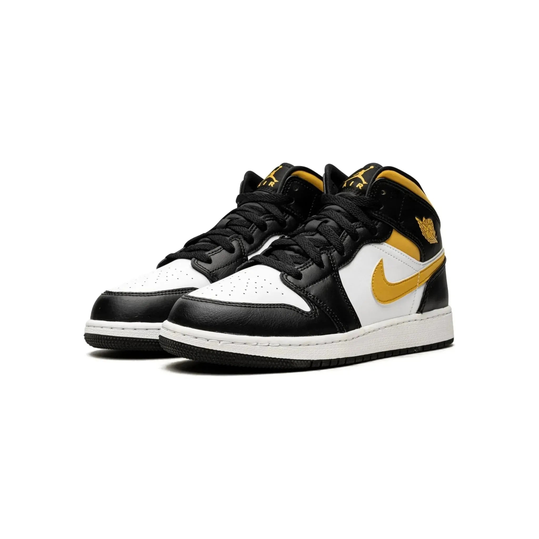 Jordan 1 Mid “White Pollen Black” (GS)