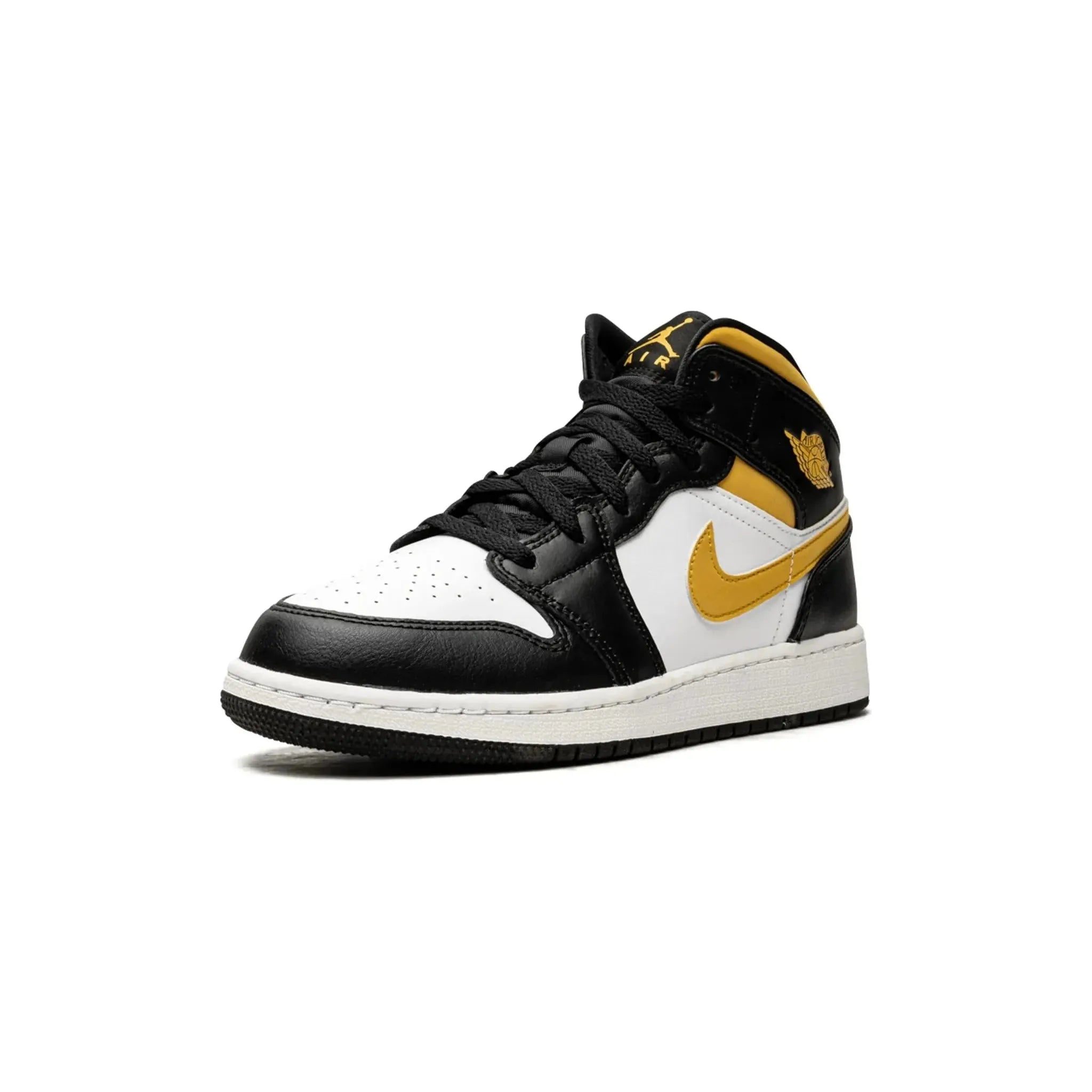 Jordan 1 Mid “White Pollen Black” (GS)