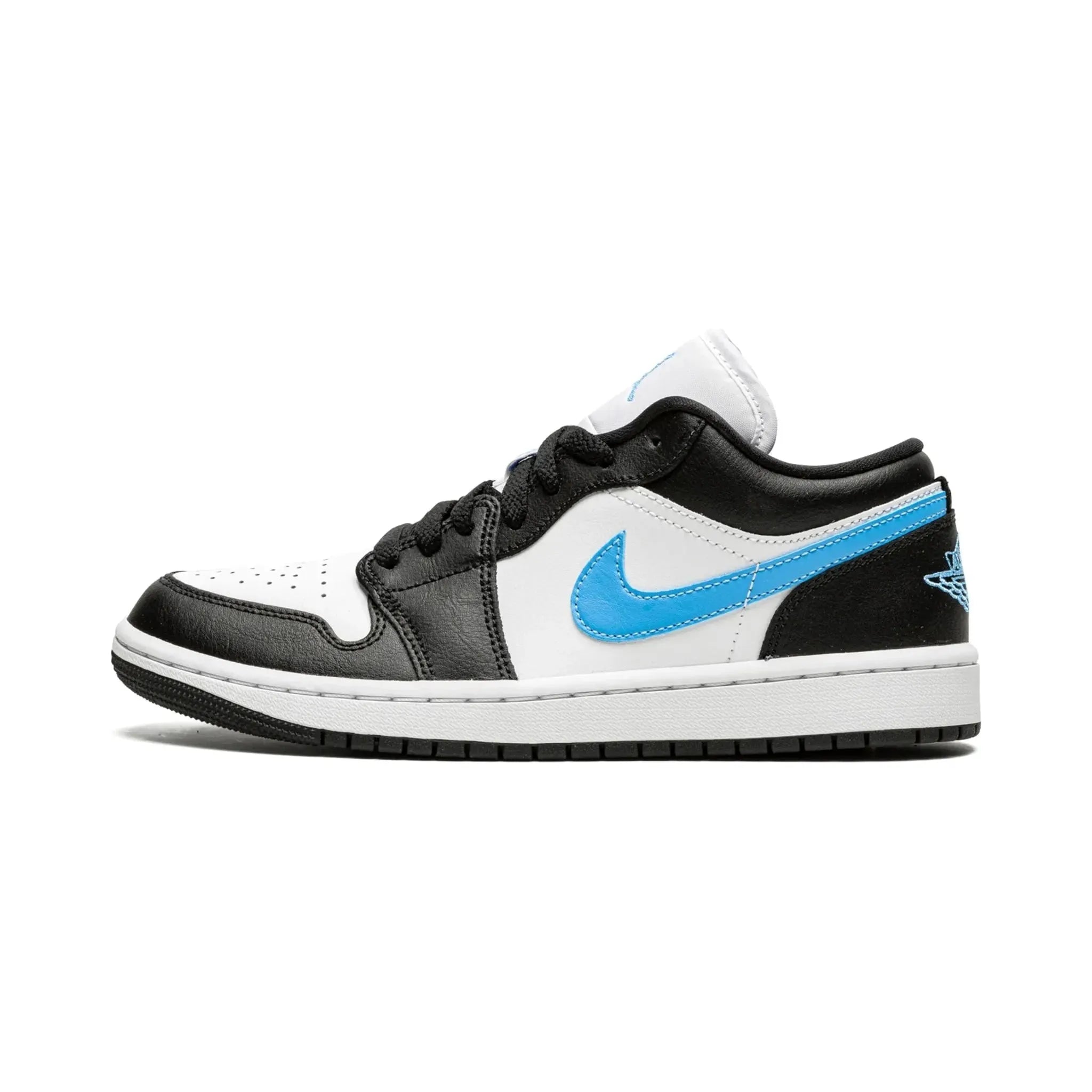 Jordan 1 Low "Black University Blue White" (W)