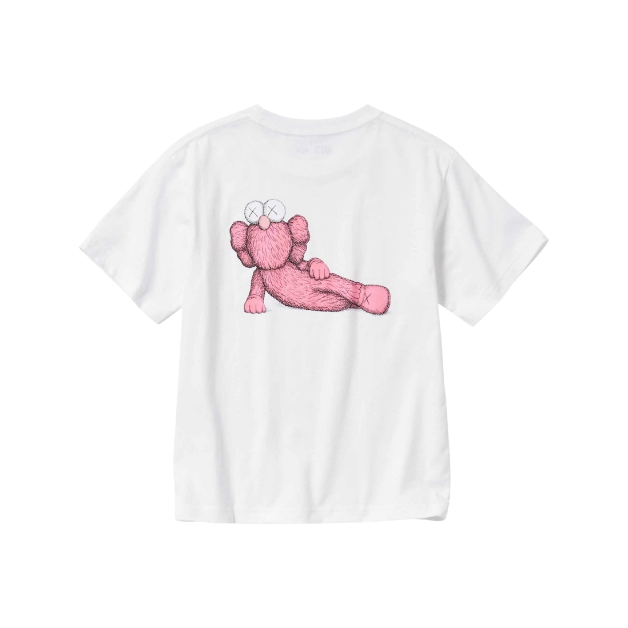 Uniqlo x Kaws - Short Sleeve Pink Graphic T-shirt White