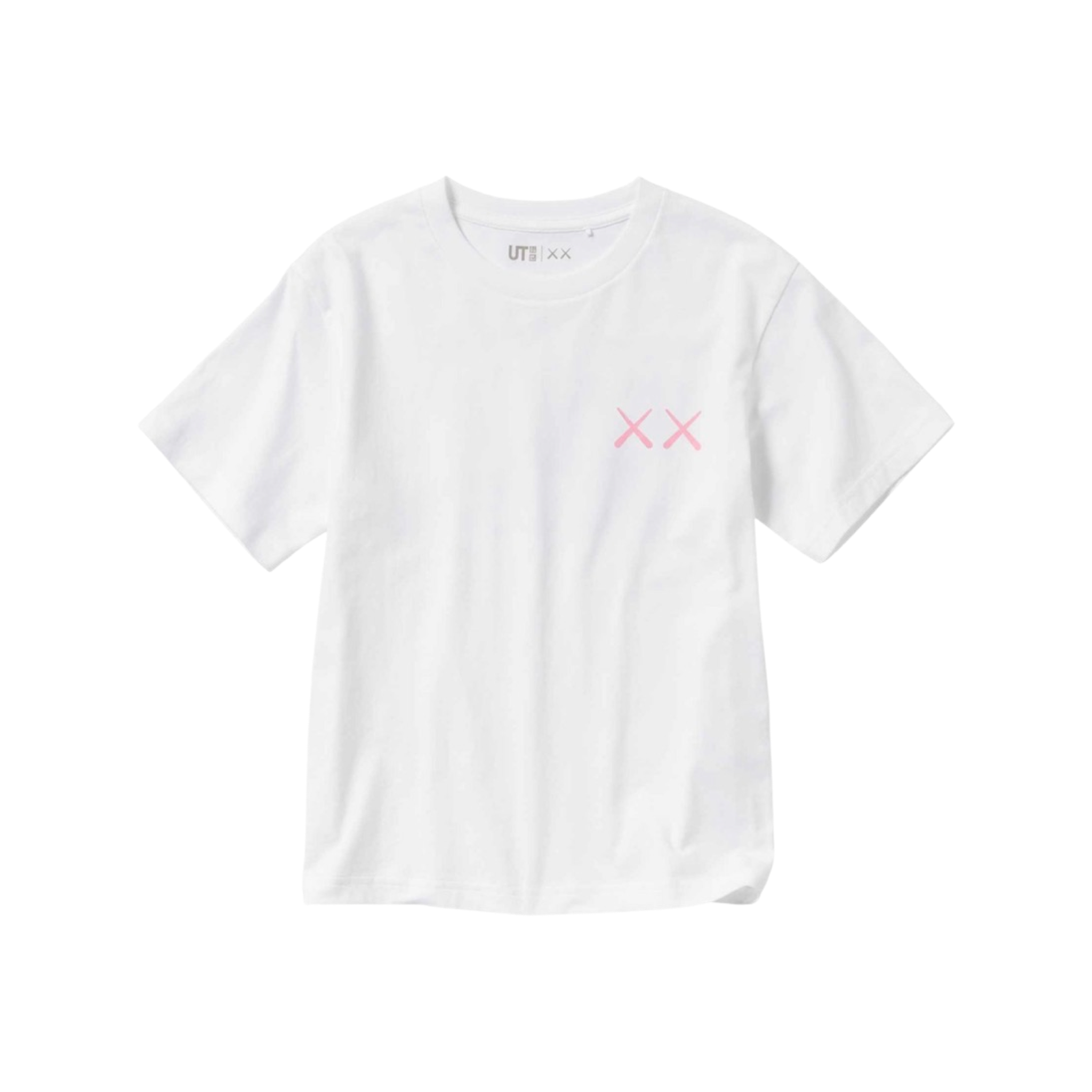 Uniqlo x Kaws - Short Sleeve Pink Graphic T-shirt White