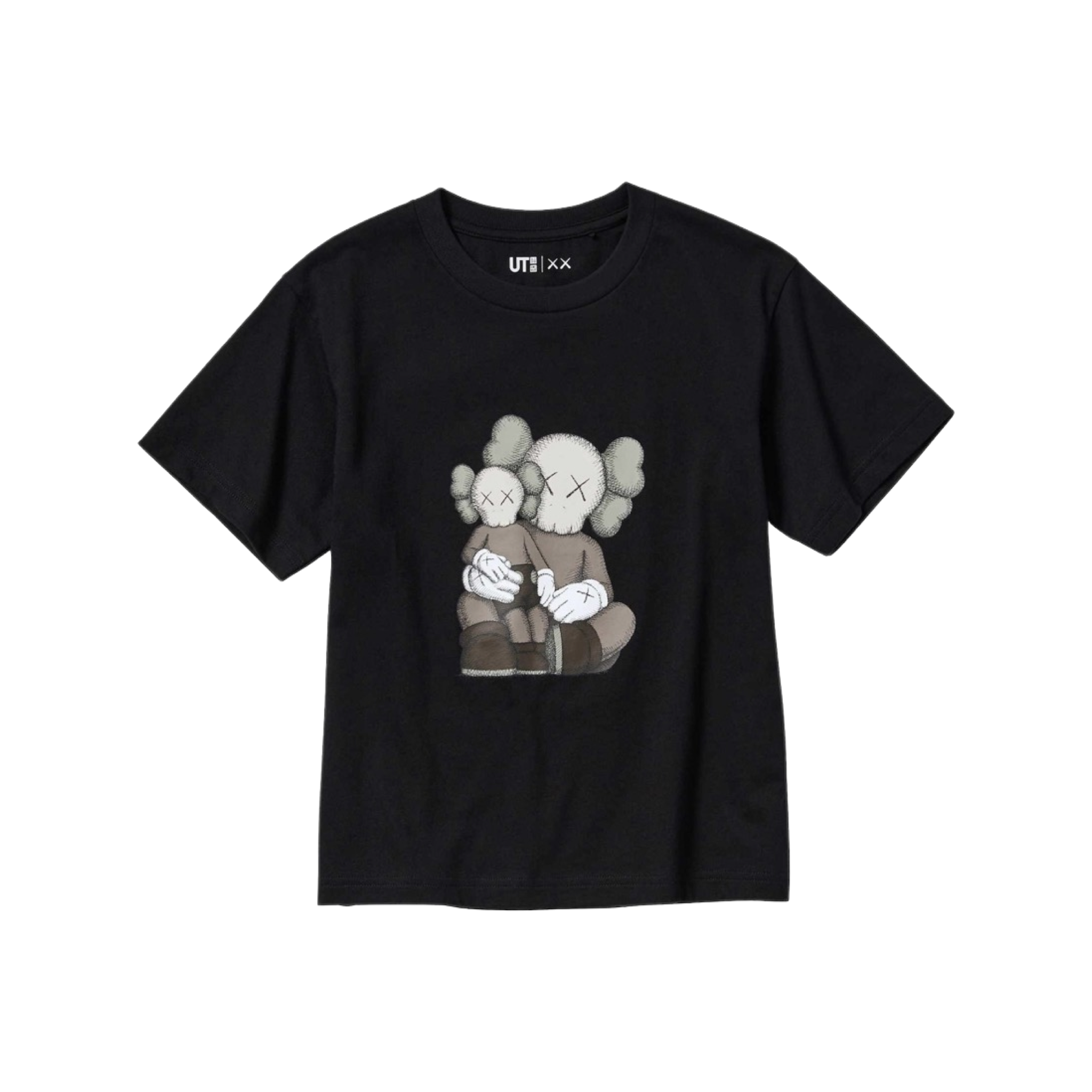 Uniqlo x Kaws - Short Sleeve Pink Graphic T-shirt Black