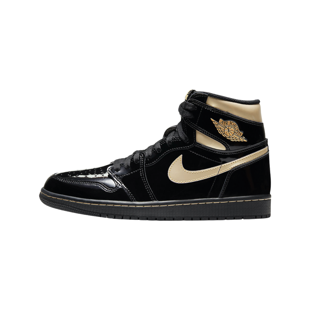 Jordan 1 High “black Metallic gold”