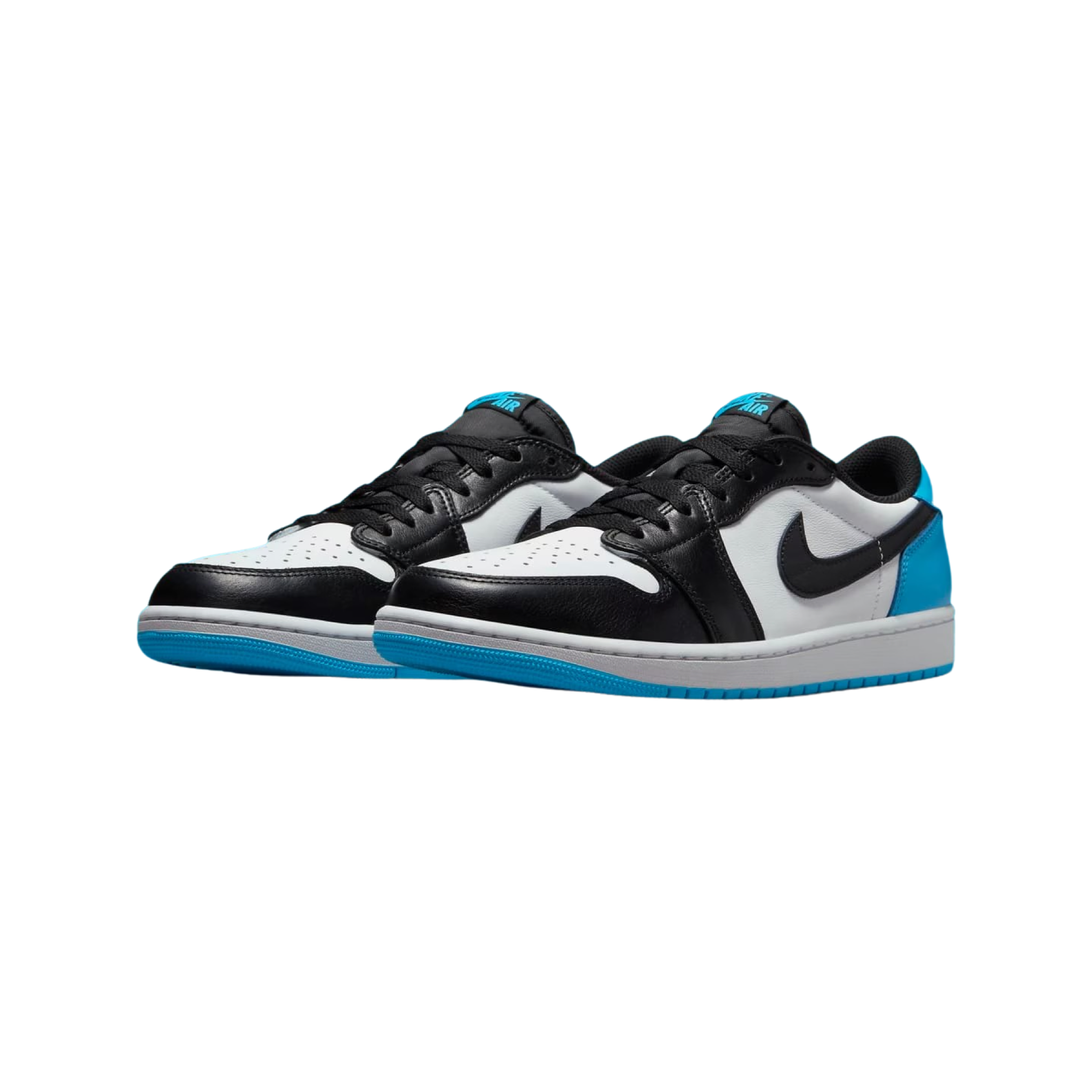 Jordan 1 Low “Black Dark Powder Blue” (W)