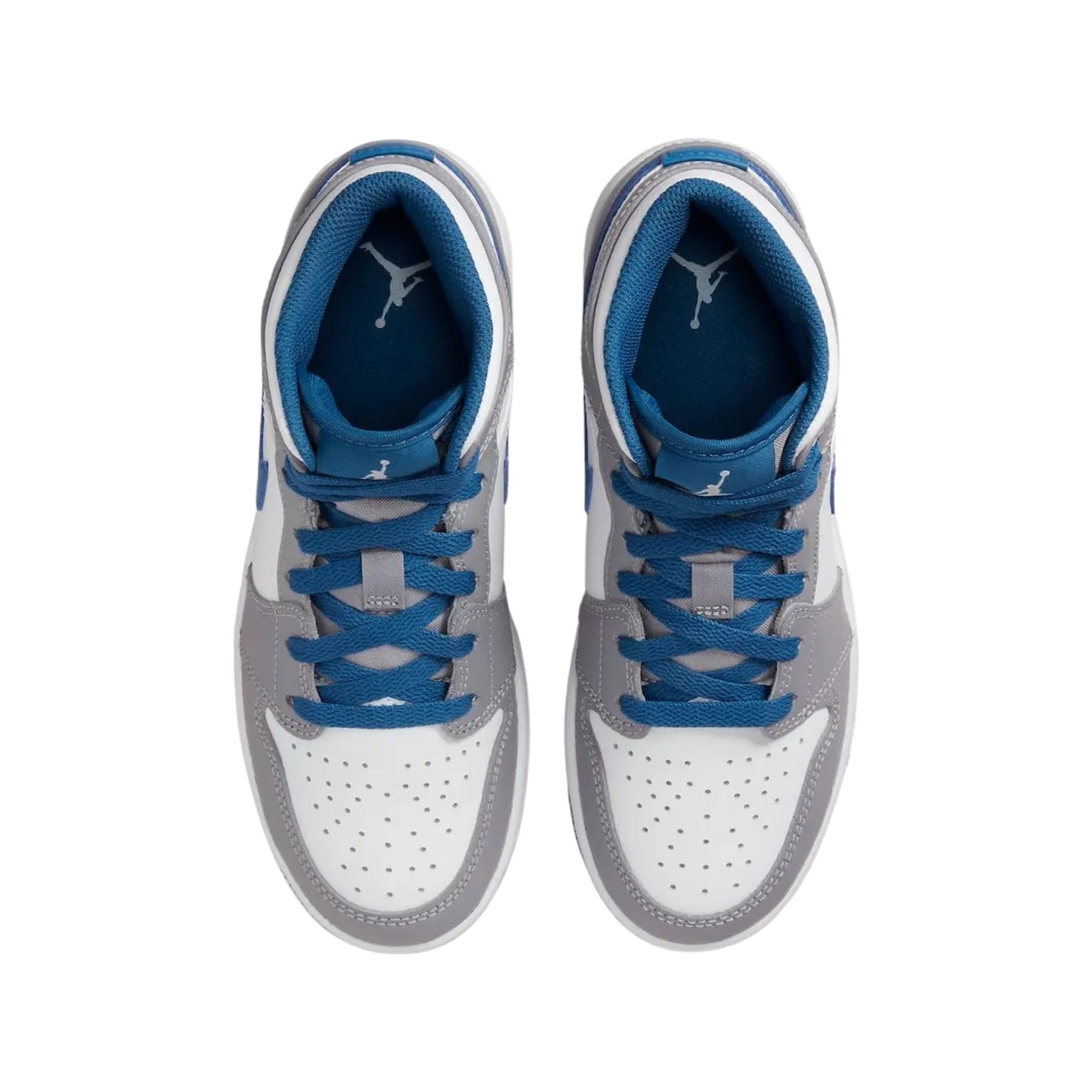 Jordan 1 Mid "True Blue Cement" GS