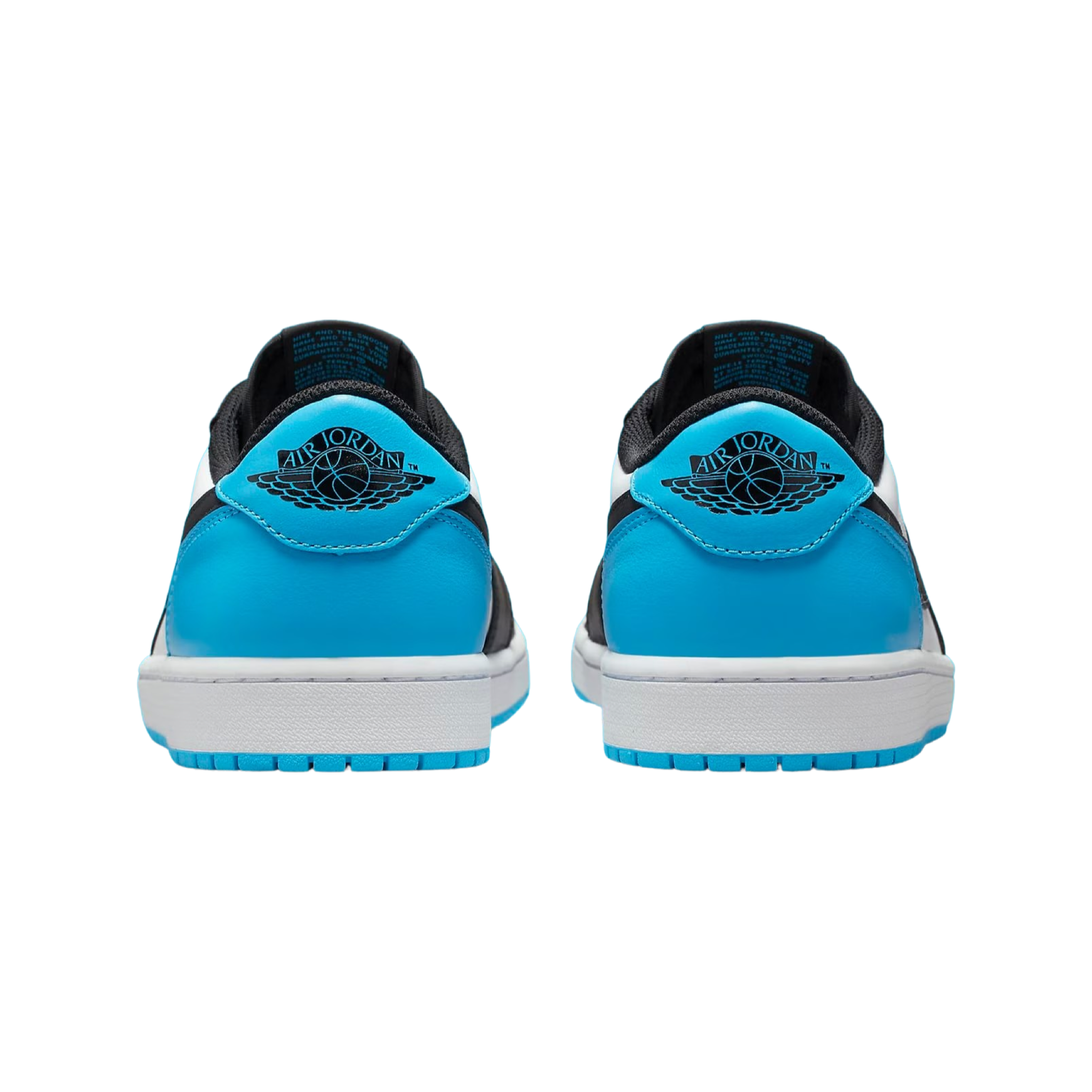 Jordan 1 Low “Black Dark Powder Blue” (W)