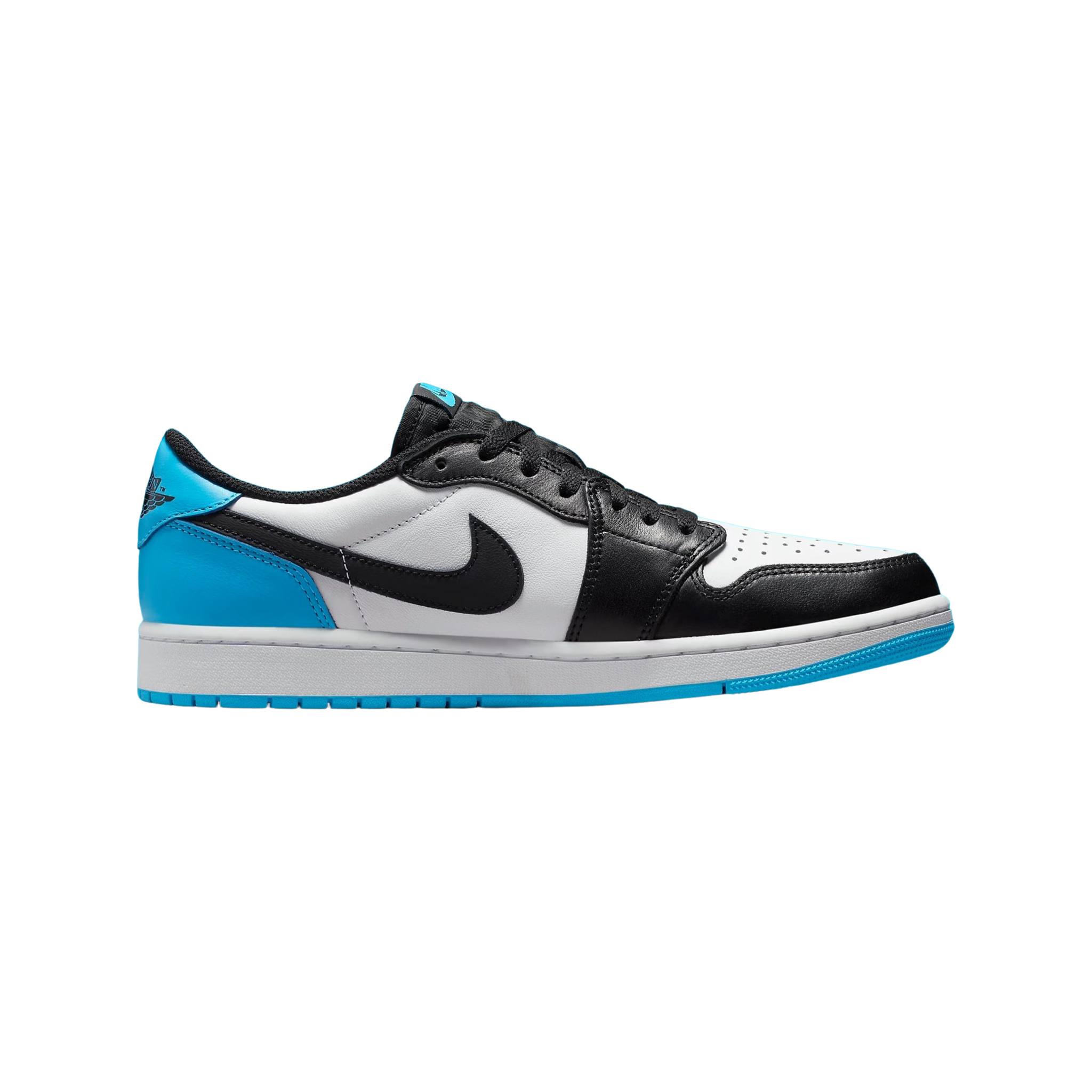 Jordan 1 Low “Black Dark Powder Blue” (W)