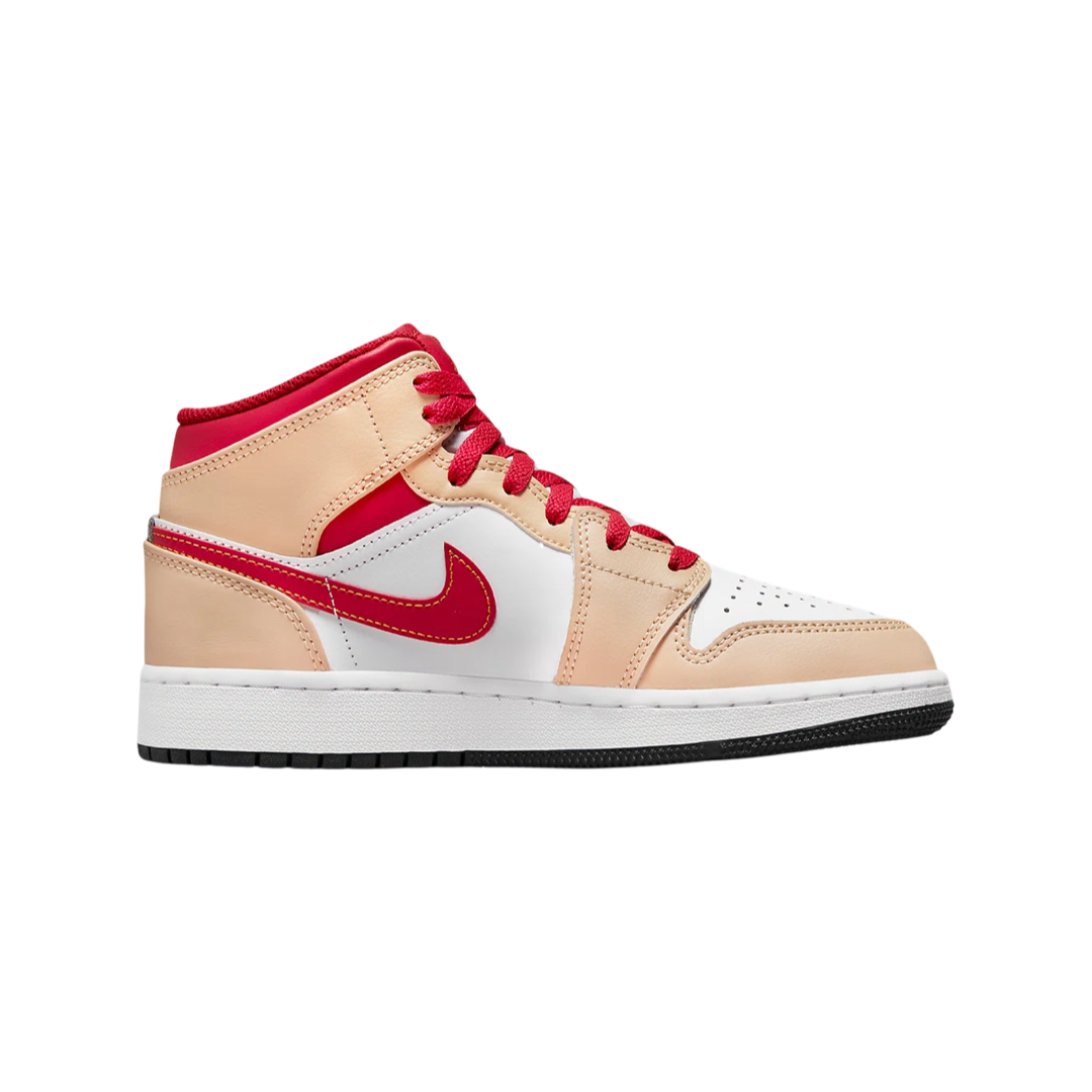 Jordan 1 Mid "Beige Red"