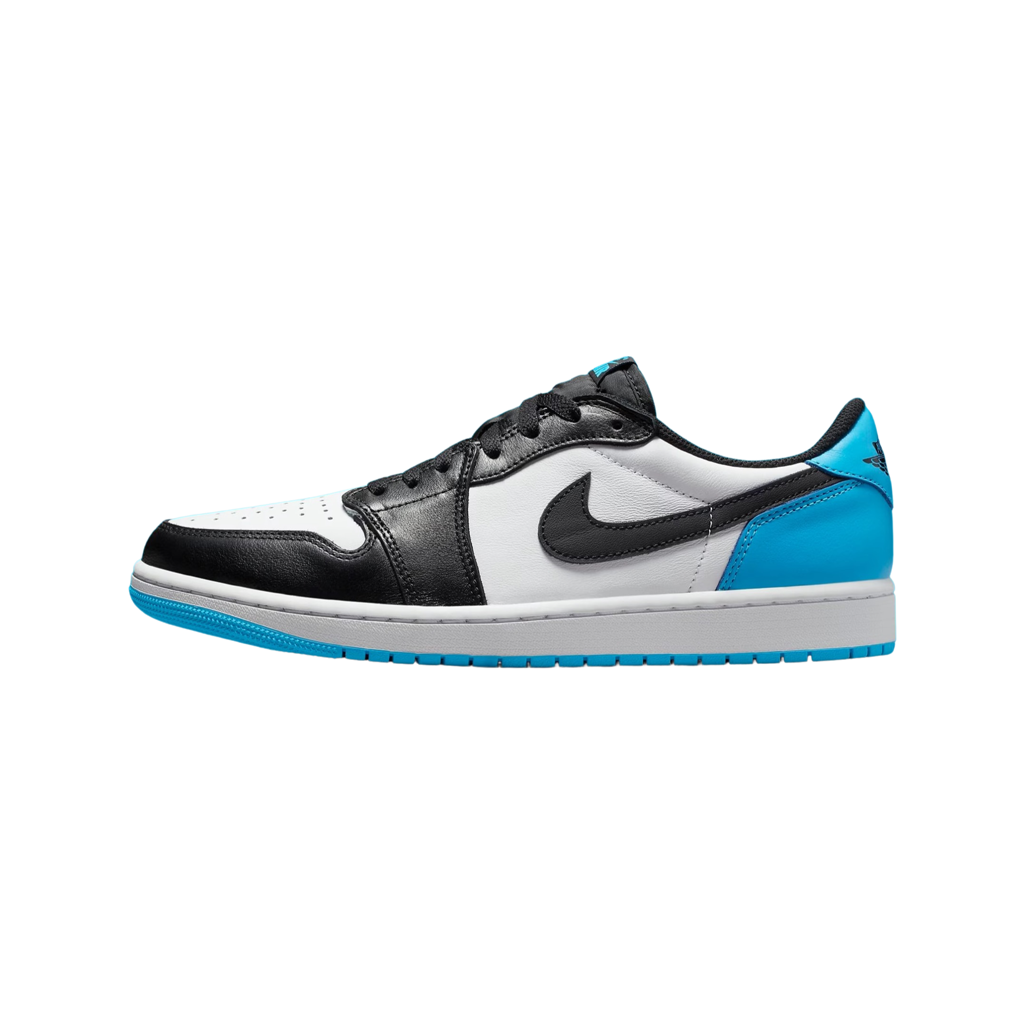Jordan 1 Low “Black Dark Powder Blue” (W)