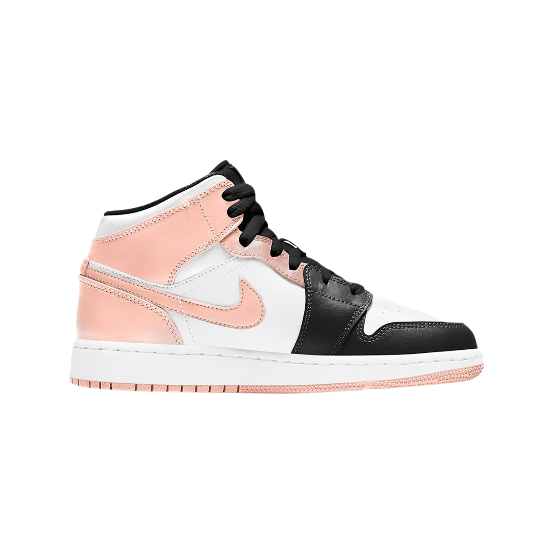 Jordan 1 Mid "Arctic Orange Black Toe" (GS)