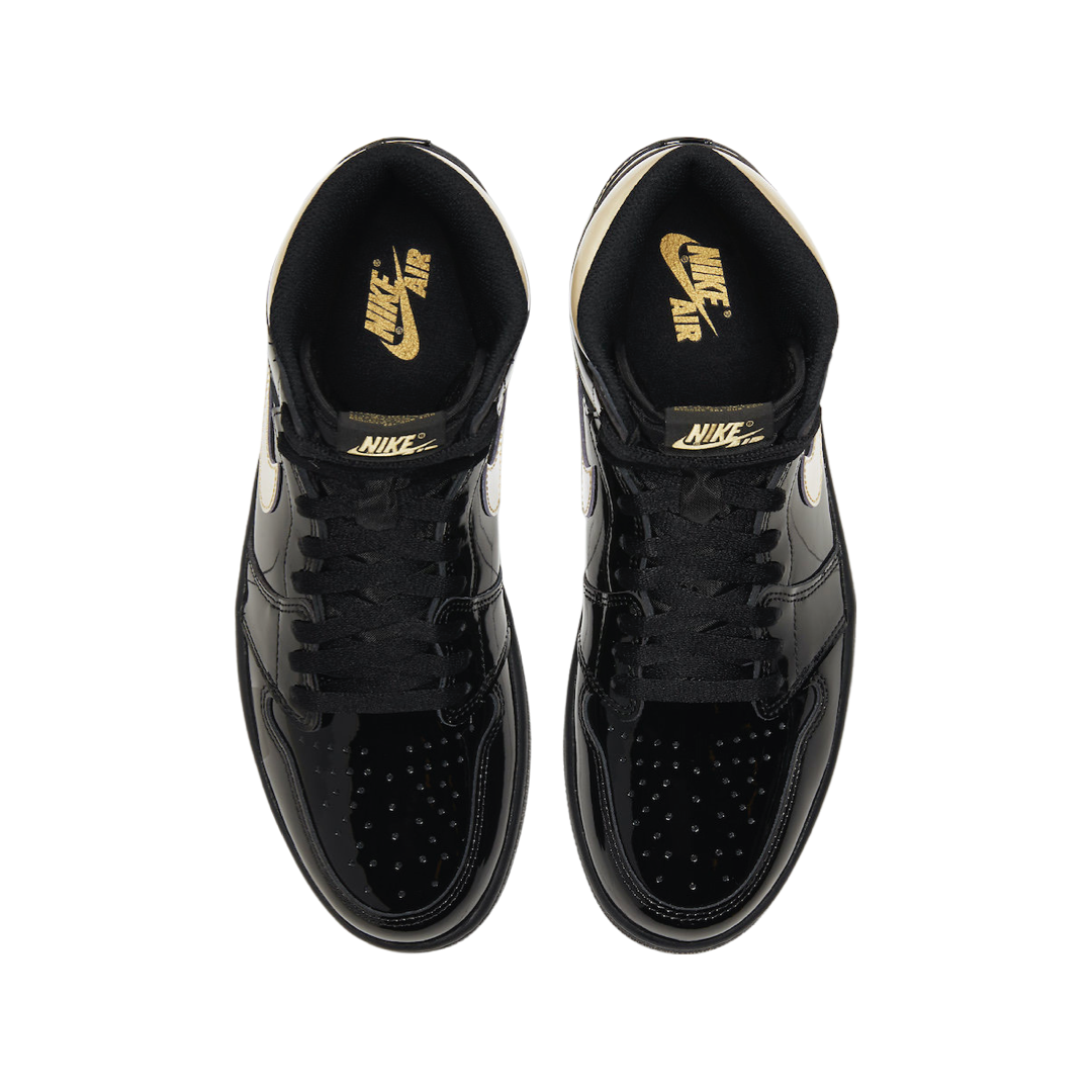 Jordan 1 High “black Metallic gold”