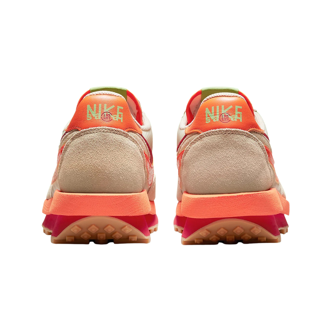 Nike LD Waffle x Sacai “CLOT Kiss of Death Net Orange Blaze”