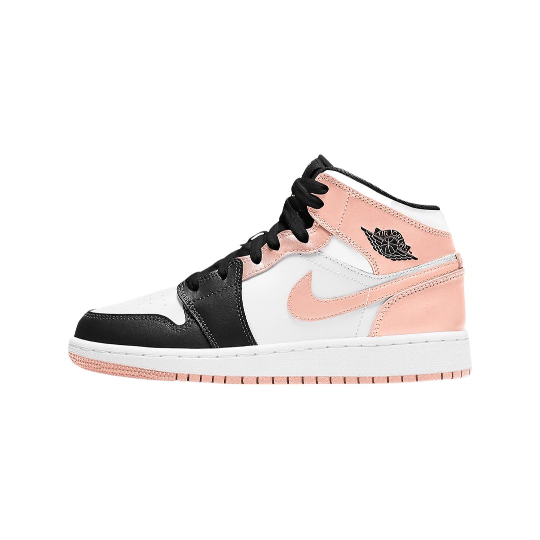 Jordan 1 Mid "Arctic Orange Black Toe" (GS)