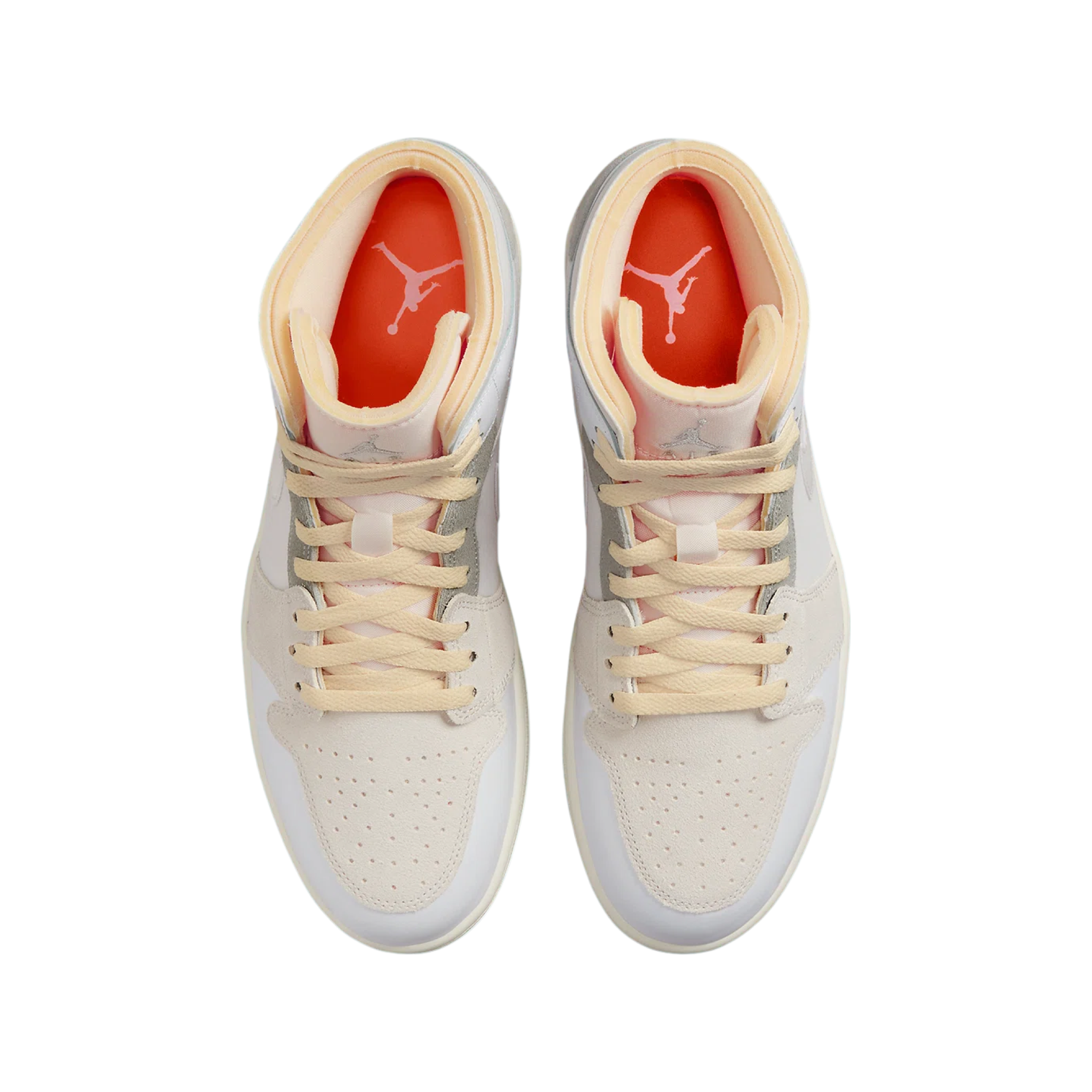Jordan 1 Mid “Craft Inside Out White Grey”
