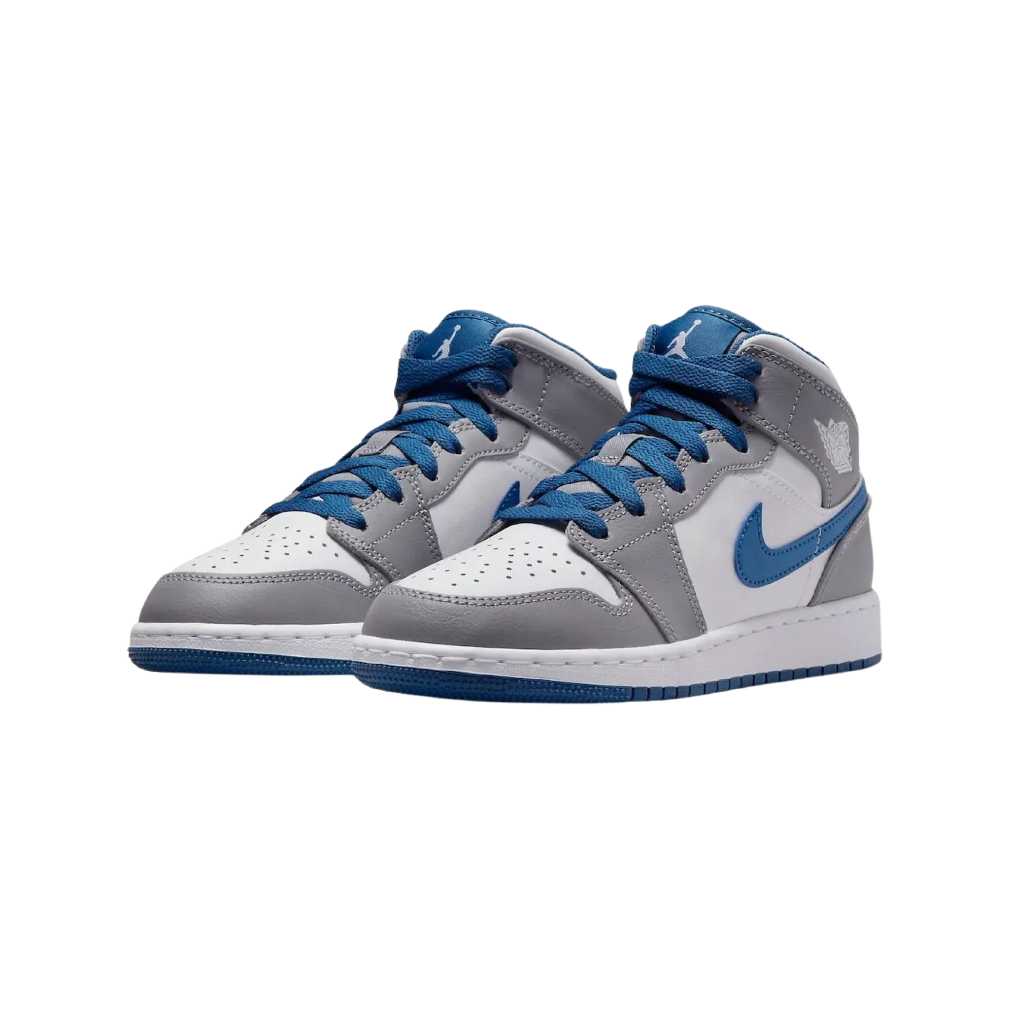 Jordan 1 Mid "True Blue Cement" GS