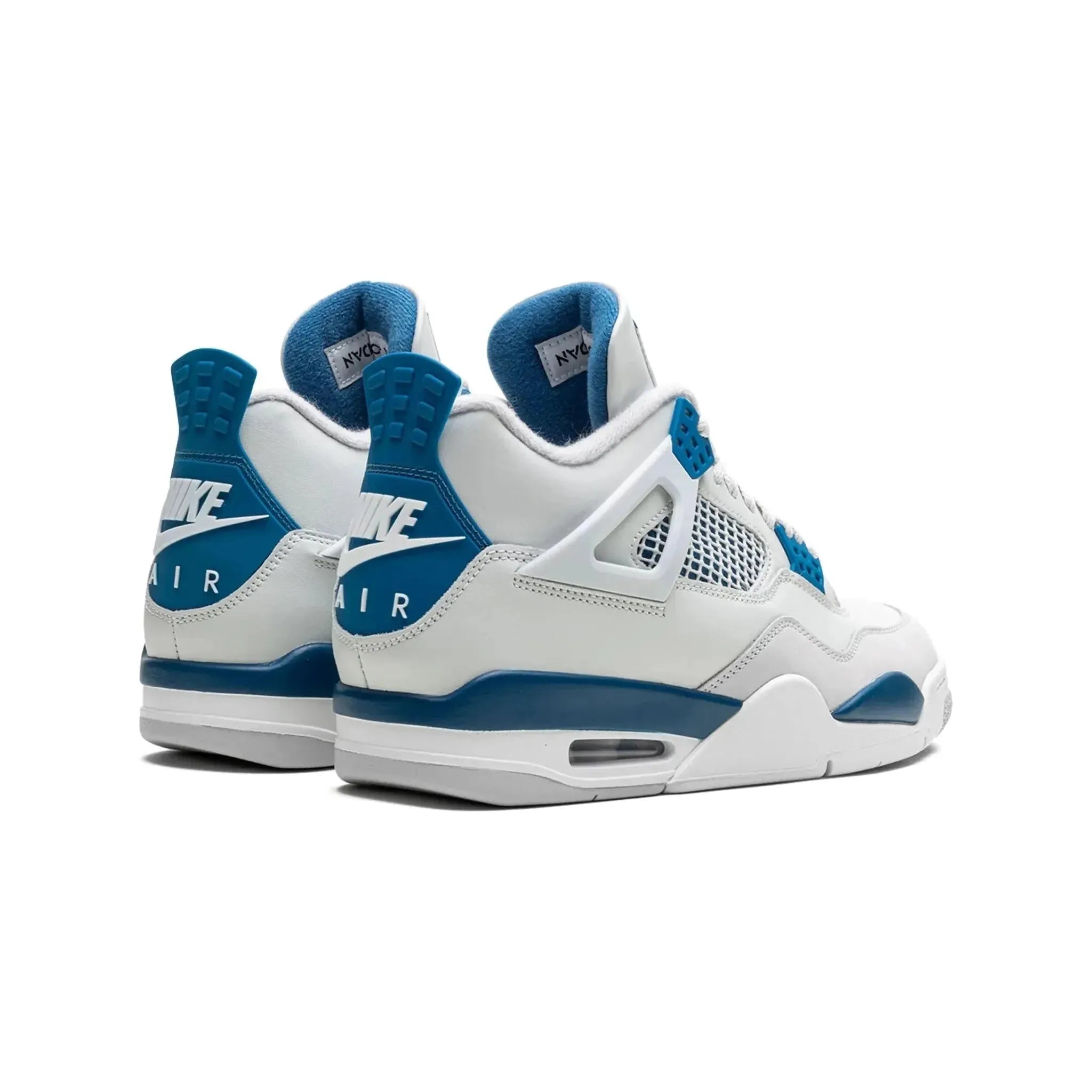 Blue jordans 4 online