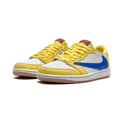WMNS JORDAN 1 RETRO LOW OG SP X TRAVIS SCOTT  'CANARY'