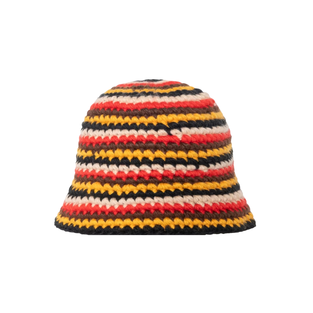 Stussy x Patta Bucket Hat Striped Knit Multicolor