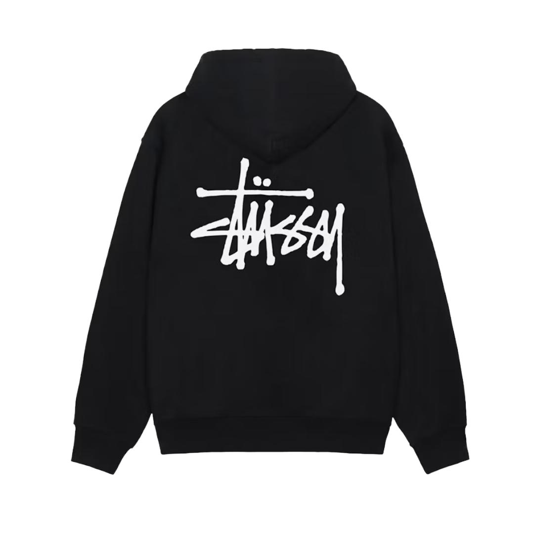 Stussy Basic Stussy Zip Hoodie Black