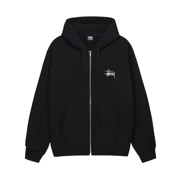 STUSSY BASIC ZIP FOOD XL ブラック ステューシー STUSSY BASIC ZIP FOOD XL ブラックパーカー Stussy