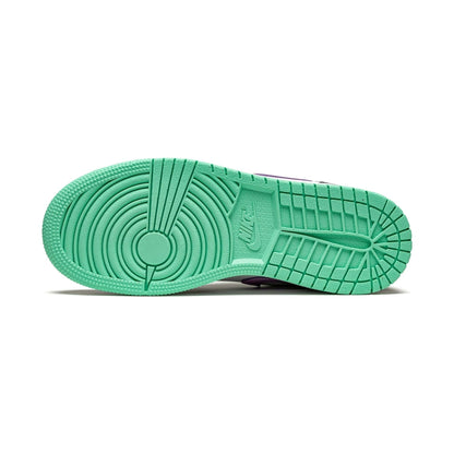 Jordan 1 Low Green Glow Violet Shock (GS)