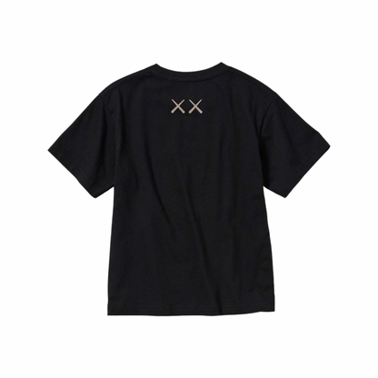 Uniqlo x Kaws - Short Sleeve Pink Graphic T-shirt Black