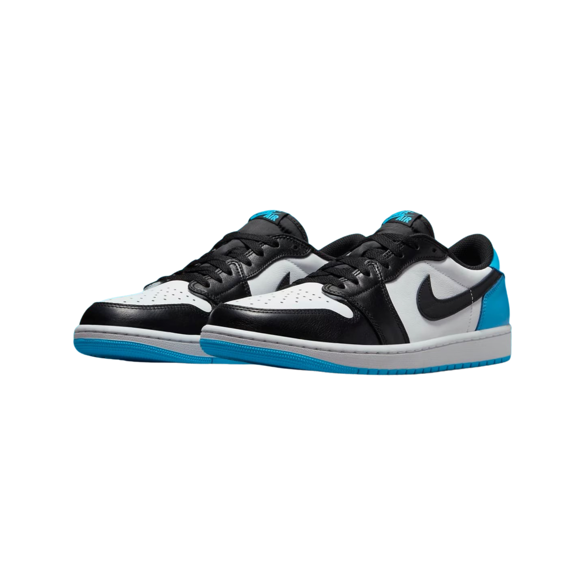 Jordan 1 Low “Black Dark Powder Blue” (W)