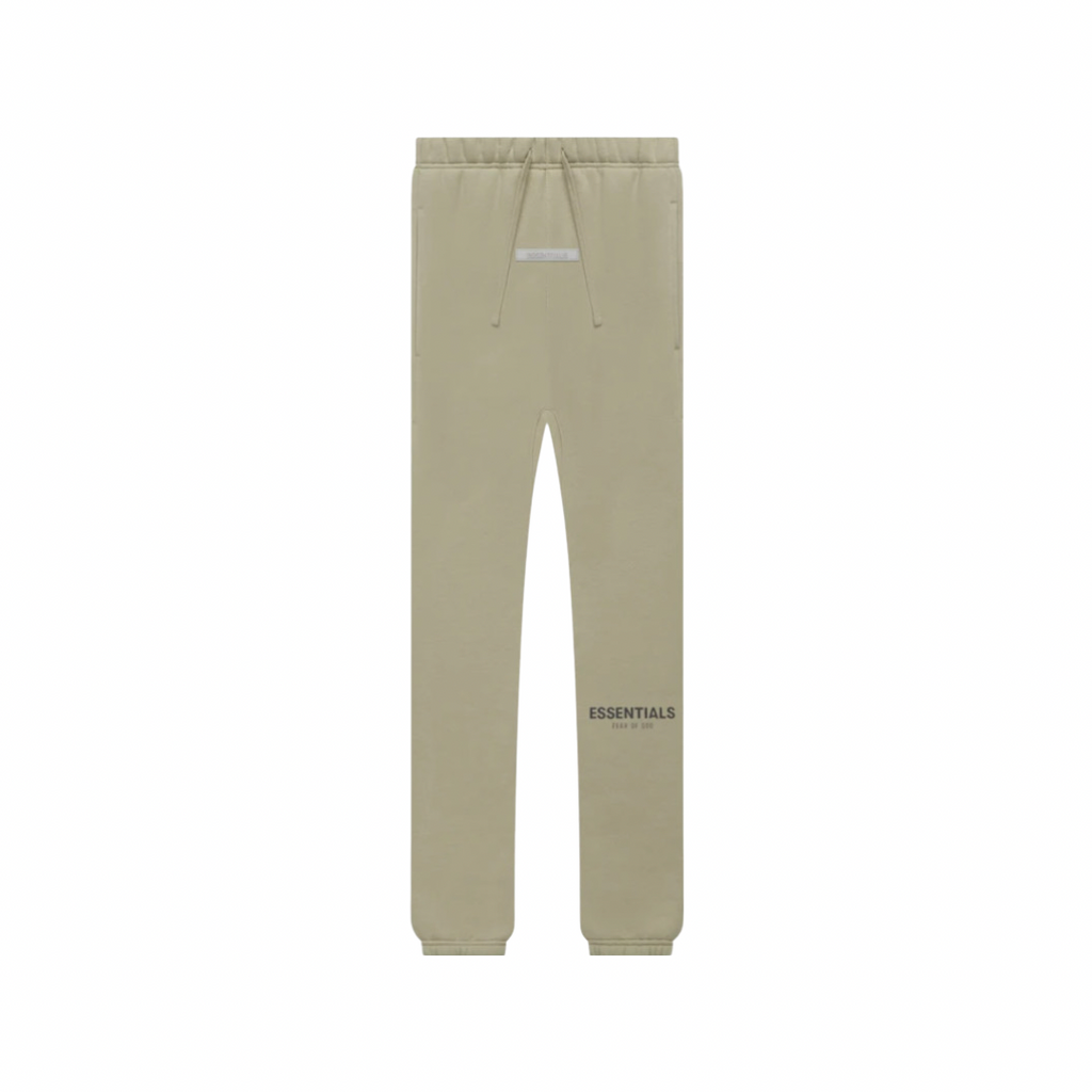 Fear of God Essentials Sweatpant in Pistachio colorway (front)