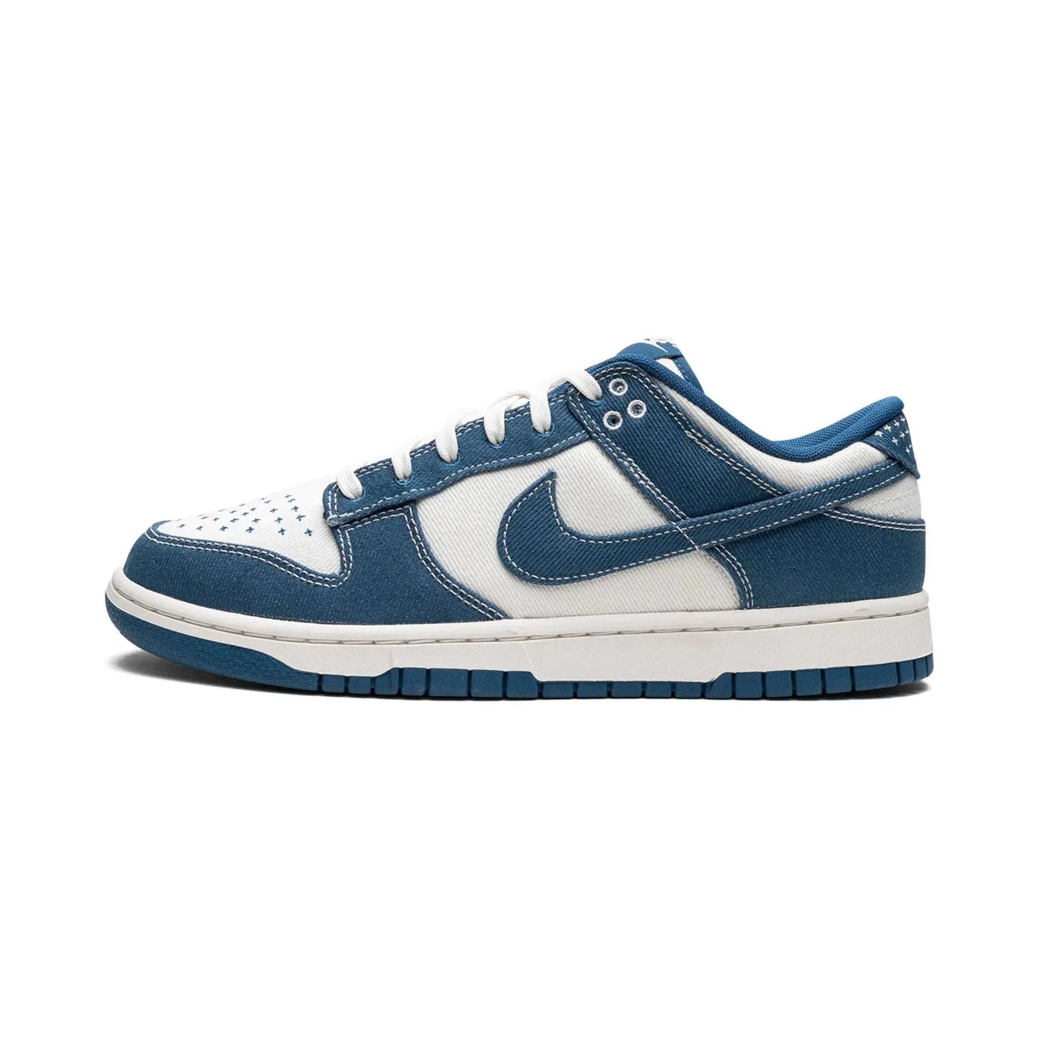 Nike dunk low "Shashiko - Industrial Blue"